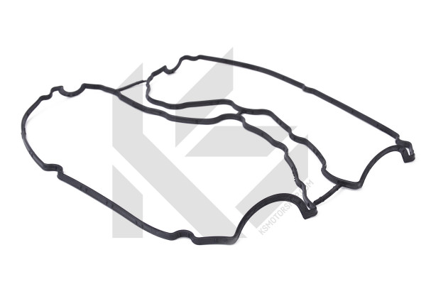 127.580, Gasket, cylinder head cover, Cylinder head cover gasket, ELRING, 638742, 96414596, 90573498, 11081000, 1542617, 28630, 440075P, 50-029202-00, 53916, 70-34288-00, JM5059, RC8355, 71-34288-00, X53916-01, 71-54274-00, X59816-01