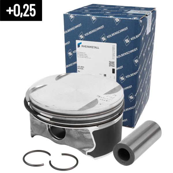 40087610, Piston, Complete piston with rings and pin, KOLBENSCHMIDT, 11257540066, 11257562455, 99774610