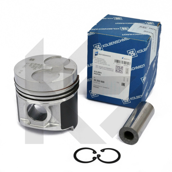 40253600, Piston, Complete piston with rings and pin, KOLBENSCHMIDT, 115017490, 115017491, 115101749, 043PI00133000, 5140, 02/634101, 02634101, 036500028, 115017310, 115107970, 115317900, 115326220