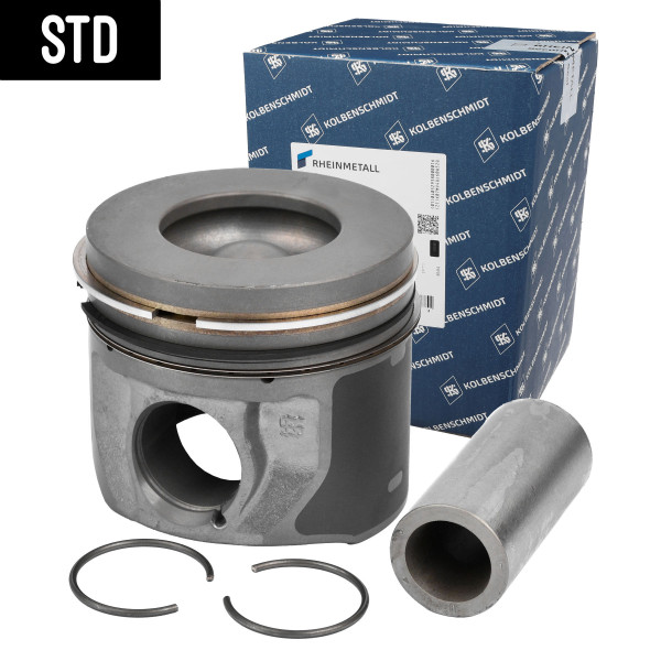 40830600, Kolben, Kolben komplett mit Ringen und Bolzen, KOLBENSCHMIDT, Ford Transit 2,4TDCi 16V JXFC H9FA JXFA H9FB EUR4 2004+, 1373528, LR004436, 1373529, 1376491, 1376492, 6C1Q-6K100-CAB, 6C1Q-6K100-CBB, 0158100, 87-148100-30