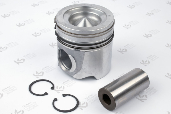 41077600, Piston, Complete piston with rings and pin, KOLBENSCHMIDT, 2995769, 2996158, 2996306, 2996845, 87-427900-00