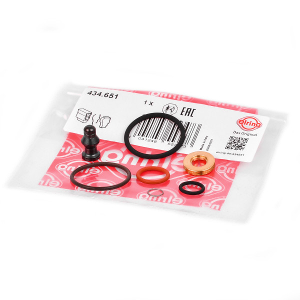 434.651, Seal Kit, injector nozzle, Gasket various, ELRING, 038198051B, 07.13.001, 1417010997, 15-38642-01, 40135, 46527