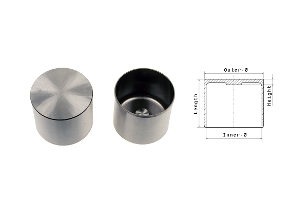 Tappet - 50007541 KOLBENSCHMIDT - 4400266, 6001545410, 9108266