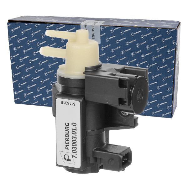 7.03003.01.0, Pressure converter, turbocharger, Pressure transformer, PIERBURG, ALFA ROMEO/FIAT 2005+ 1.3/1.6/1.9/2.0D, 04627212AA, 51884840, 04627212AB, 55228986, 55256638, 68167980AA, 68250450AA, K04627212AA, K04627212AB, K68167980AA, K68250450AA, 0892300, 331240200, 555389, 7.03003.00.0, 83956, WG1026241, WG1494790, 00K04627212AB