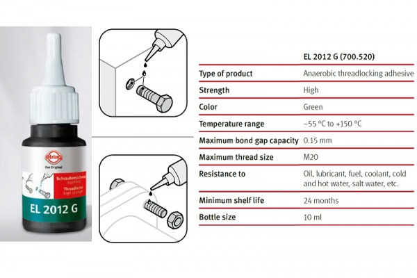 Threadlocker - 700.520 ELRING - 08713-0003, 1161075, 1461313