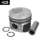 Complete piston with rings and pin - 92006810 KOLBENSCHMIDT