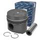 Complete piston with rings and pin - 93260720 KOLBENSCHMIDT
