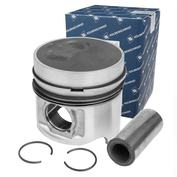 Complete piston with rings and pin - 93378630 KOLBENSCHMIDT