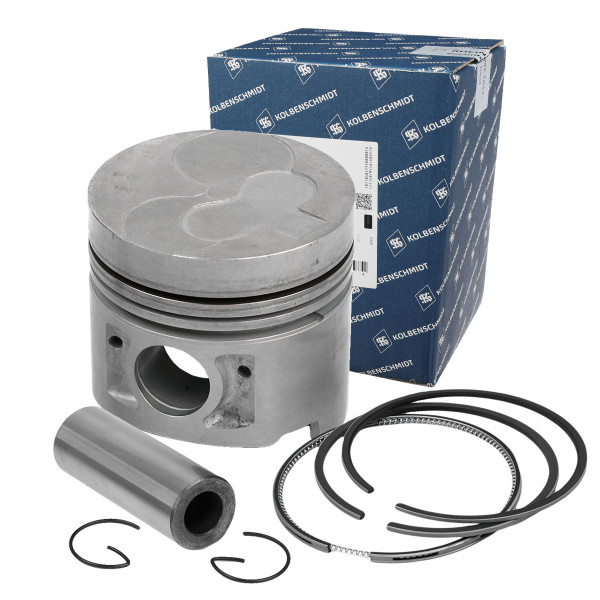 Complete piston with rings and pin - 94754600 KOLBENSCHMIDT - 6403900
