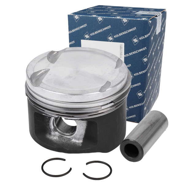 Complete piston with rings and pin - 94873600 KOLBENSCHMIDT
