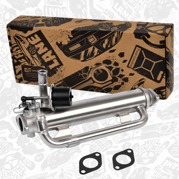 Kühler, Abgasrückführung - ED0043 ET ENGINETEAM - 03G131512AE, 03G131512J, 03G131512AP