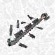 Connecting Cable, injector - ED0104 ET ENGINETEAM - 03G971033L