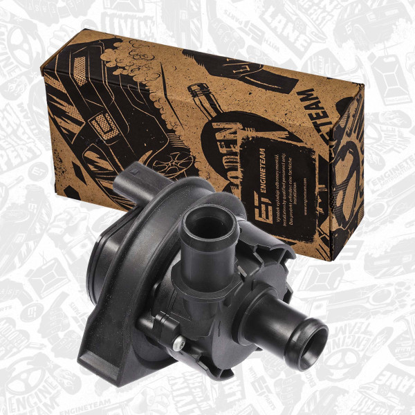 ED0114, Zusatzwasserpumpe, Wasserpumpe elektrisch, ET ENGINETEAM, Audi Seat Skoda VW A1 A3 Q3 Ateca Ibiza Leon Fabia Kodiaq Octavia Amarok Caddy Golf DFSB CUUA 1,4 TSI 2,0 TDI 2014+, 2Q0965567, 2Q0965567A, 5G0965567, 5G0965567A