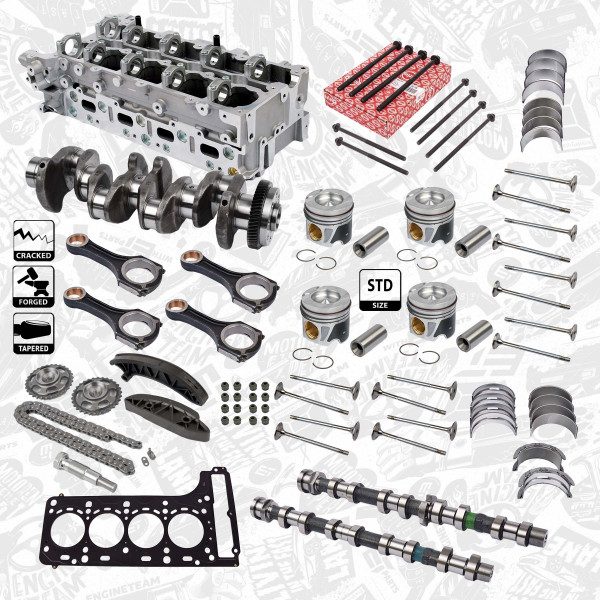 HK0194VR6, Crankshaft, Crankshaft, ET ENGINETEAM, A6510302501, 6510302501, A6510300020, 6510300020, 6510330101, 6510330102, 6510330401, 6510330402, 6510330701, 6510331002, 6510331201, 6510331702, A6510330101, A6510330102, A6510330401, A6510330402, A6510330701, A6510331002, A6510331201, A6510331702, 6510300060, A6510300060, A6510300417, A6510300917, A6510301017, A6510303317, 6510300417, 6510300917, 6510301017, 6510303317