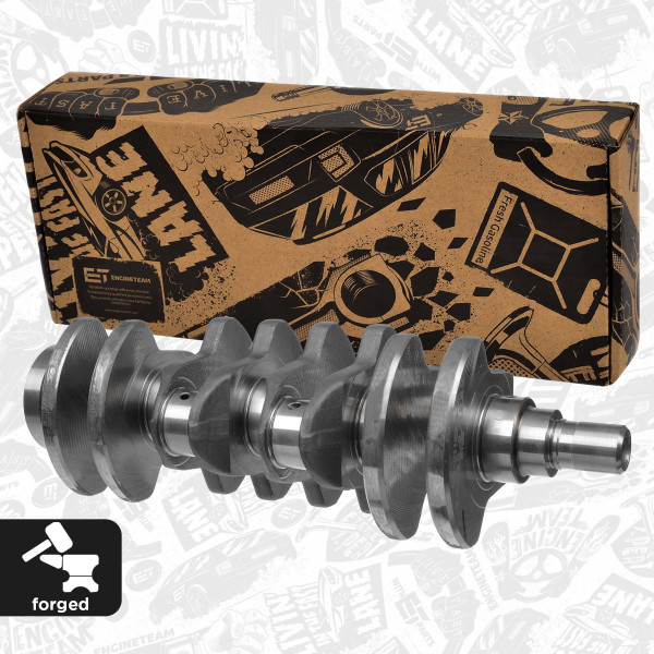 HK0205, Crankshaft, Crankshaft, ET ENGINETEAM, Fiat Alfa Romeo Lancia Doblo Idea Grande Punto Ypsilon Mito 199 A3.000 2008+, 0501N7, 12220M86J00, 1539542, 55200307, 55230849, 1702802, 46802027, 614142, 2091386, 55200308, 614178, 6000625269, 93188038, 9S51-6303-BA, 71779133, GS51-6303-AA, 71795684, 9626936588, 10170, CK000601