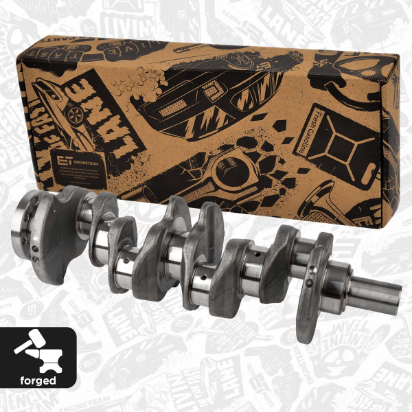 HK0215, Crankshaft, Crankshaft, ET ENGINETEAM, 2213877, GK2Q-6300-CB, GK2Q6300CB