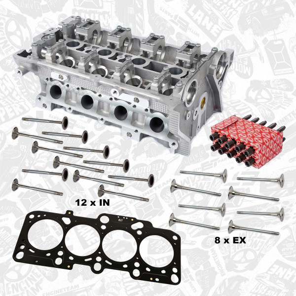 HL0049VR2, Cylinder Head, Cylinder head, ET ENGINETEAM, 06A103351J, 06A103351L, 058103351E, 06A103351G, 058109611E, 058109601C, 058103383H, 058103383J, 058103383K, 058103383M, 058103383Q, 06A103383AK, 06A103385A