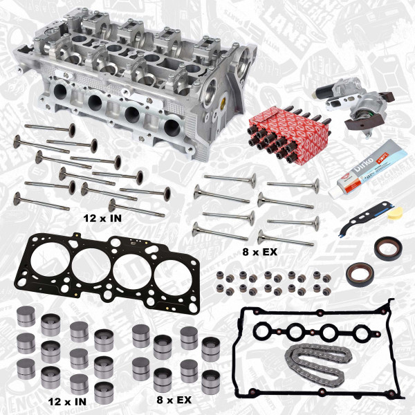 HL0049VR3, Cylinder Head, Cylinder head, ET ENGINETEAM, 06A103351J, 06A103351L, 058103351E, 06A103351G, 058109611E, 058109601C, 058103383H, 058103383J, 058103383K, 058103383M, 058103383Q, 06A103383AK, 06A103385A, 036109675A, 06B109675B, 06J105675, 06K109675, 058109309F, 058109309J, 058109309B, 058109309A, 058109309K, 058109309E