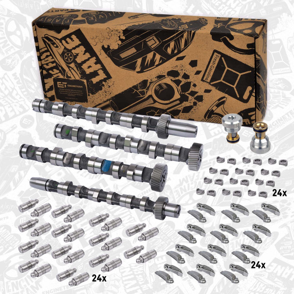 HV0001, Nockenwellensatz, Nockenwellensatz, ET ENGINETEAM, Skoda Superb, VW Passat, Audi A4/A6/A8 2,5TDI AFB/AKE/AKN/AYM/BFC 1997-2005, 059109022BC, 059109022Q, 059109021BP, 059109021BQ, 059109022P, 059109022BD, 059109021P, 059109021Q, 50007630, 059103286F, 059109086E, 059109444W, 059109521E