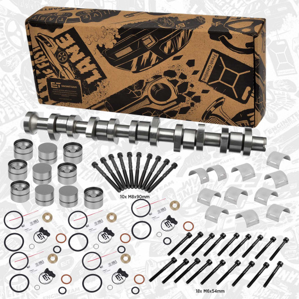 HV0362ET, Camshaft Kit, Camshaft kit, ET ENGINETEAM, VW Touareg Multivan Transporter 2,5TDI PD BNZ BPC BPD BPE 2003-2010, 070109101Q, 038109309C, 070103673A, 038103673A, 070103673B, 070103673AGLB, 070103673BGLB, 038103673B, 038103673C, 038103714A, 038103714G, 038103714, 070103385A, 038198051C, 038198051B, 038198051, 038198051A, 50006110, CAM912