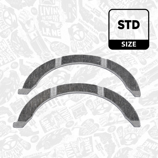 LA001300, Distanzscheibe, Kurbelwelle, Axiallagersatz, ET ENGINETEAM, Nissan Almera/Navara/Pathfinder/Primera 2,2/2,5dCi/DI 2000+, 12280AD200, 12280ES60A, TW-1229ASTD, 12280-AD200, 12280-ES60A, 62-9017-00