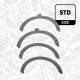 Thrust Washer, crankshaft - LA001400 ET ENGINETEAM - RF01-23-115, AEW4020STD, TW-2007ASTD