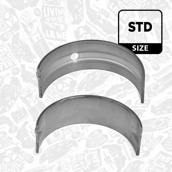 LH000600, Crankshaft Bearings, Main bearing pair, ET ENGINETEAM, Astra HD 7/8, Iveco Stralis/Trakker/EuroTrakker F3BE0681/F3BE3681 1993+, 2992137, 2996972, 160380, 845040, 845040MEC