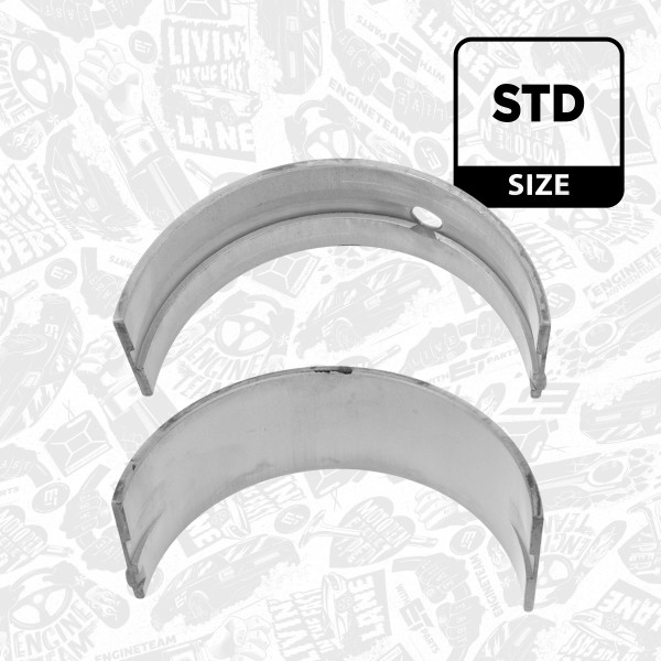 LH000700, Kurbelwellenlager, Hauptlagerpaar, ET ENGINETEAM, Astra HD 7/8, Iveco Stralis/Trakker/EuroTrakker F3BE0681/F3BE3681 1993+, 2996973, 2992138, 160115, 77882600, 845050, 845050MEC