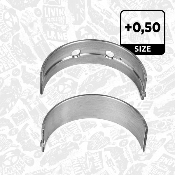 LH000850, Kurbelwellenlager, Hauptlagerpaar, ET ENGINETEAM, 2992149, 2995789, 160315, 77800620, 77801620, 842512, 77914620, 8425124, 77915620, 8425126, 02-4576, 160315MEC, 3901092, 3901152, 4938934, 4938938, 4955861, 500055816, 504250364, 60-2025-50, 842512MEC, MB1049SI