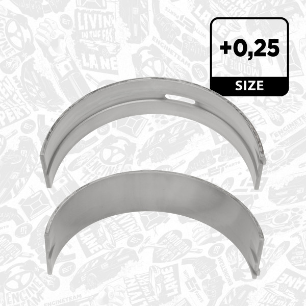 Crankshaft Bearings - LH001625 ET ENGINETEAM - 77969610
