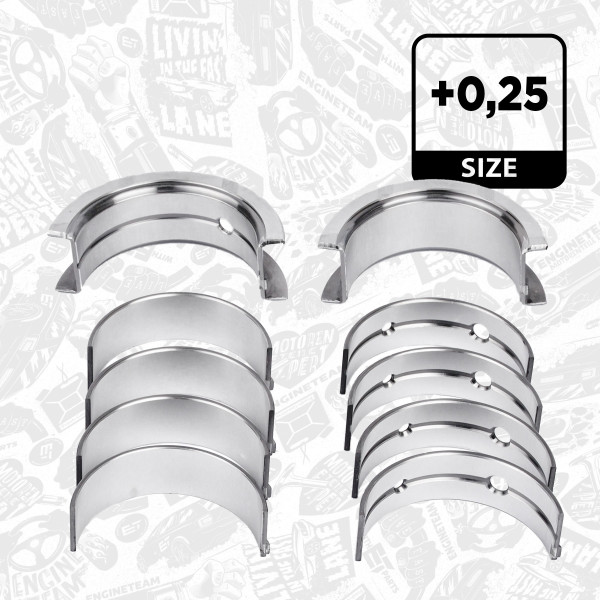 Crankshaft Bearings - LH002125 ET ENGINETEAM