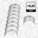 Crankshaft Bearings - LH002425 ET ENGINETEAM - AEM55090.25MM, MS-2007A0.25