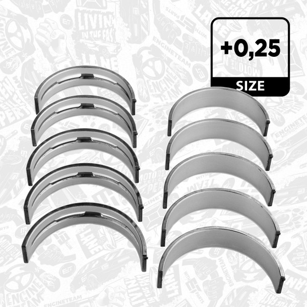 Crankshaft Bearings - LH005125 ET ENGINETEAM - 77907610