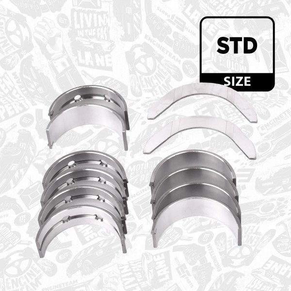 Crankshaft Bearings - LH005500 ET ENGINETEAM - 55588331, 55588333, 618394