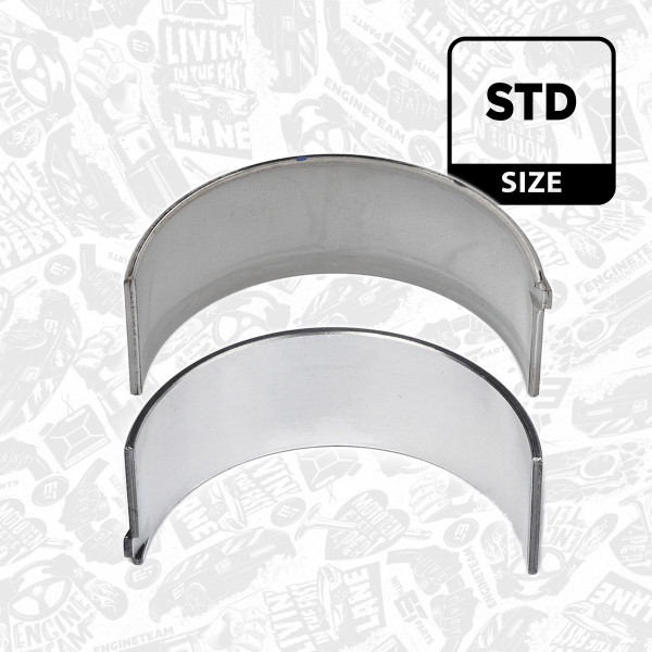 LP000900, Big End Bearings, Connecting rod bearing pair, ET ENGINETEAM, Fiat Ducato, Iveco Daily, Multicar Fumo 3,0D 2004+, 2995577, 500054641, 163000, 37129600, 843060, 163000MEC, 504087277, 504338024, 504339458, 71-4082/4STD, 843060MEC