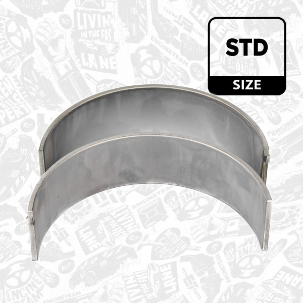 LP001000, Big End Bearings, Connecting rod bearing pair, ET ENGINETEAM, Mercedes-Benz Actros OM 541/941 1996+, 001PL19619000, 77547600, AEB110266STD, 79229600, 5410300060, 5410300160, 5410300760, 5410300860, 5410380110, 5410381511, 5410383610, 61-1070-00, 71-3835STD
