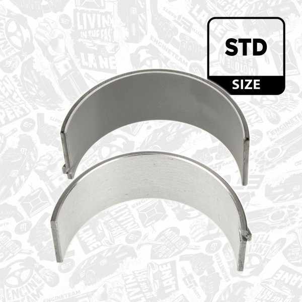LP001100, Big End Bearings, Connecting rod bearing pair, ET ENGINETEAM, Mercedes-Benz Class/Vito/Sprinter OM 612.963 1997+, 001PL20042000, 77521600, 77522600, 77523600, 79396600, 61-1067-00