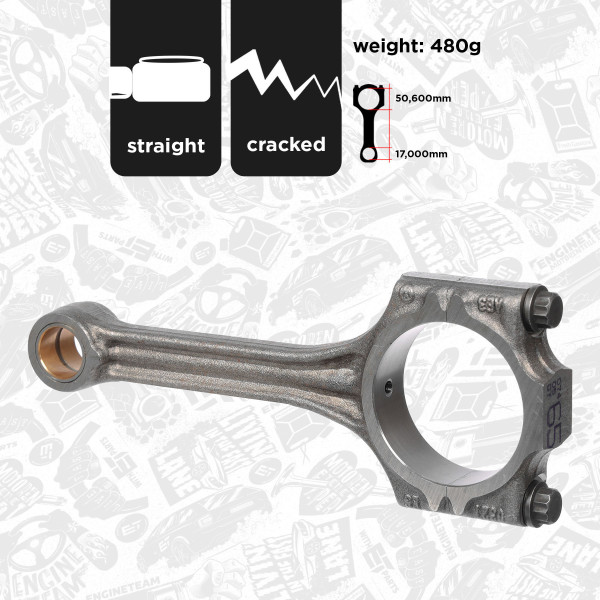Connecting Rod - OM0069 ET ENGINETEAM - 036198401G