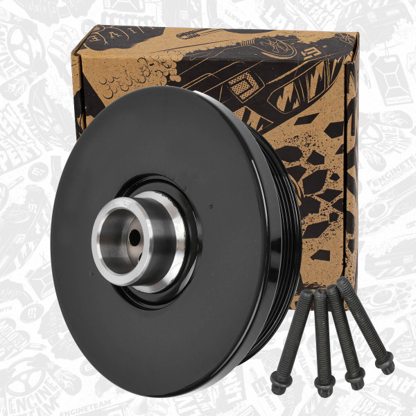 PC0022, Belt Pulley, crankshaft, Crankshaft belt pulley, ET ENGINETEAM, BMW 5 Gran Turismo BMW 5 Touring BMW 7 BMW X5 BMW X6 N57 D30 A 2010+, 11237800026, 7800026