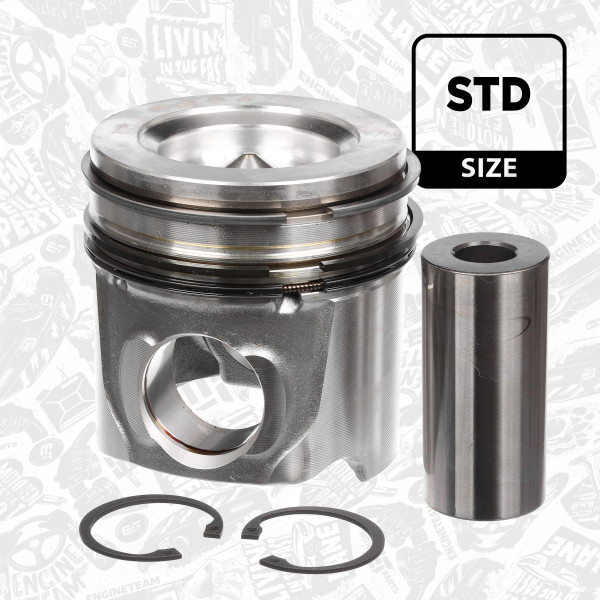 Piston - PM000600 ET ENGINETEAM - 2996316, 504017243, 2992558