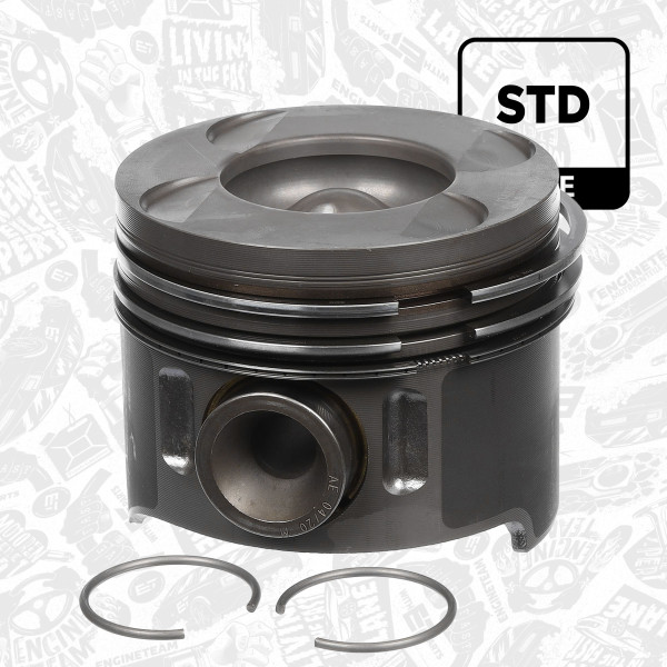 Piston - PM001700 ET ENGINETEAM - 001PI00105000, 010320646000, 855670