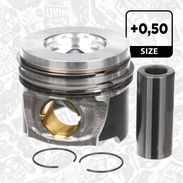 Piston - PM002850 ET ENGINETEAM - 87-431907-00