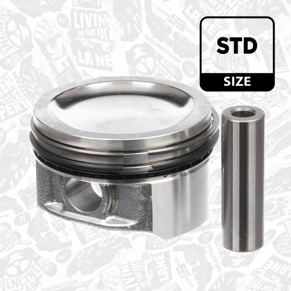 Piston - PM003100 ET ENGINETEAM - 1600300917, 1600370418, 1600370616