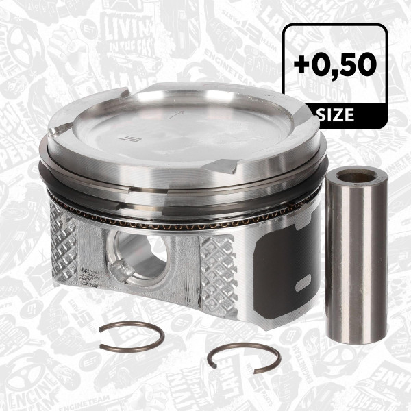 Piston - PM005750 ET ENGINETEAM - 0306401, 99909620