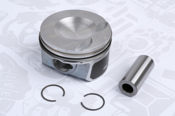 PM006400, Piston, Complete piston with rings and pin, ET ENGINETEAM, Skoda Superb Octavia, VW Golf Tiguan Transporter 2,0TSI CCZA 2009+, 06H107065DM