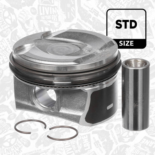 Piston - PM006800 ET ENGINETEAM - 0628.S1, 11257566019, 0628S1