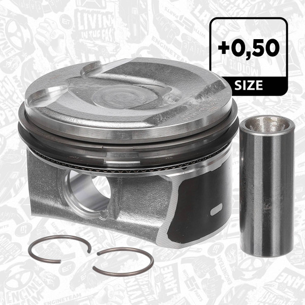 Piston - PM006850 ET ENGINETEAM - 851975, 1613665180, 039PI00123002