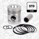 Piston - PM007100 ET ENGINETEAM - 95090, 55010305, 55010334