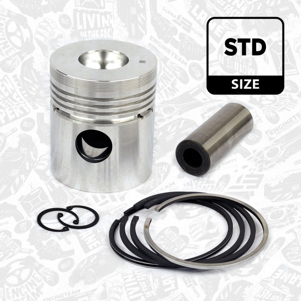 Piston - PM007500 ET ENGINETEAM - 5951200, 93285600, 72010303