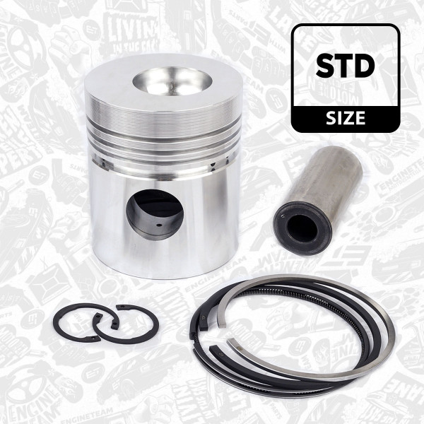 Piston - PM008000 ET ENGINETEAM - 80003021, 80003023